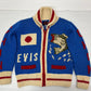 エビス カウチンセーター ブラックバスルアー柄 EVISU ニット カーディガン セーター サイズ38