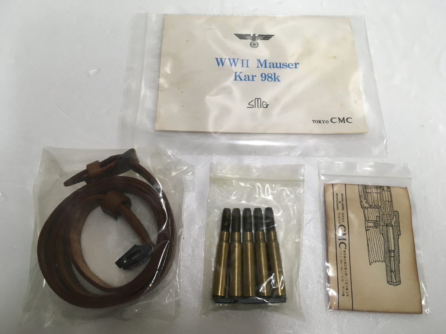 ※送料無料※ TOKYO CMC Mauser Karabiner 98K モーゼル 金属製モデルガン SMG刻印 未発火 長期保管 ジャンク品 囗G