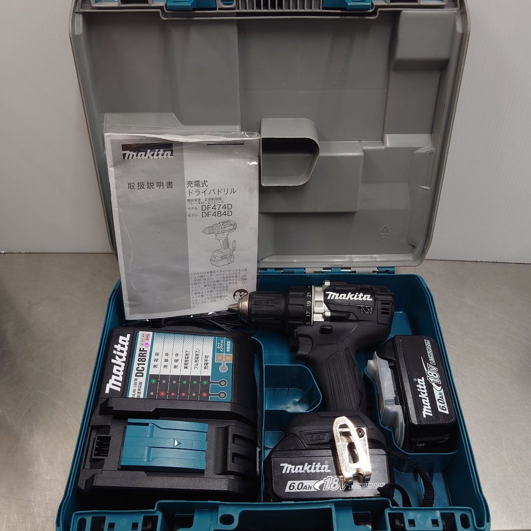 マキタ　Makita　18V充電式ドライバドリル　一式　DF484DRGXB　囗T巛