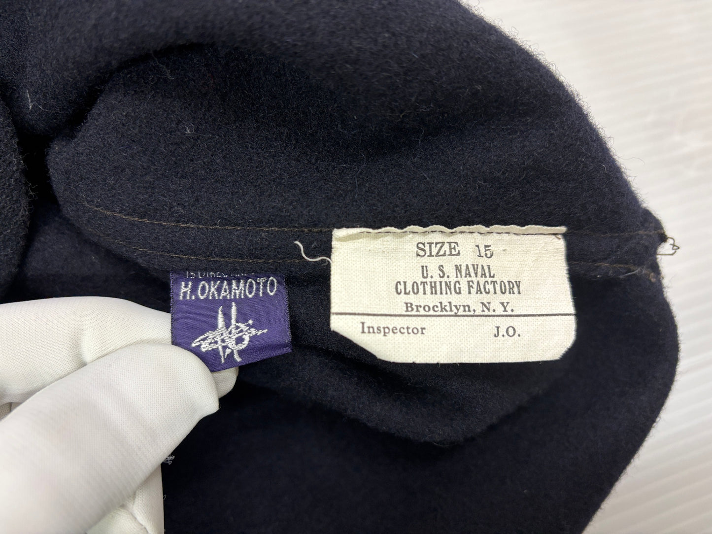 トイズマッコイ C.P.Oシャツ NAVAL CLOTHING FACTORY サイズ15 TOYS McCOY