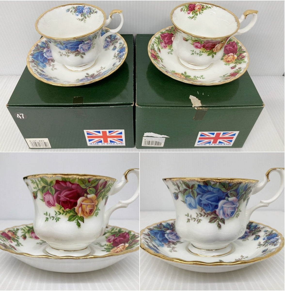 ROYAL ALBERT ロイヤルアルバート カップ＆ソーサー 4客