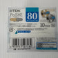 未開封 TDK PoSHE MD 80分 10枚 MD-PSE80MX10N GOLD SILVER ミニディスク 日本製 廃盤