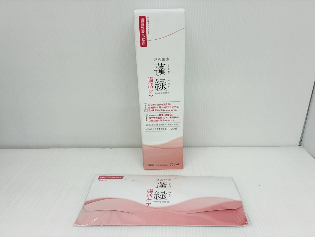越後酵素 蓬緑 腸活ケア 720ml ＋（25ml×7袋）