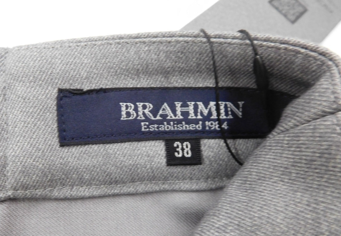 タグ付！BRAHMIN ブライトツイルパンツ  B30505 グレー 日本製 size:38囗T巛
