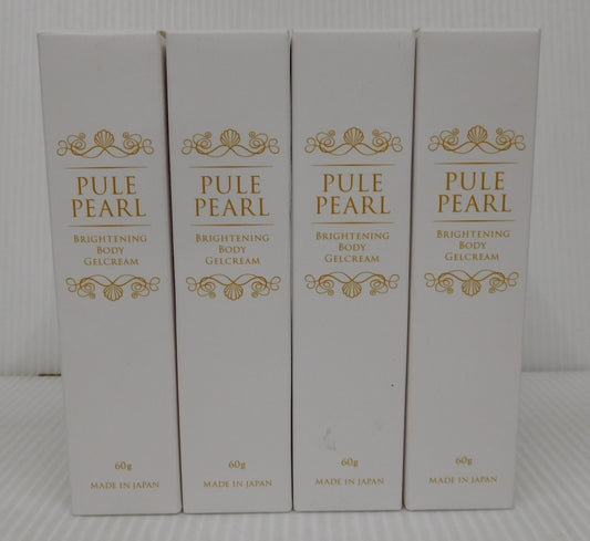 PULE PEARL ブライトニングボディジェルクリーム ハーリン11 60g 4本セット 日本製囗T巛