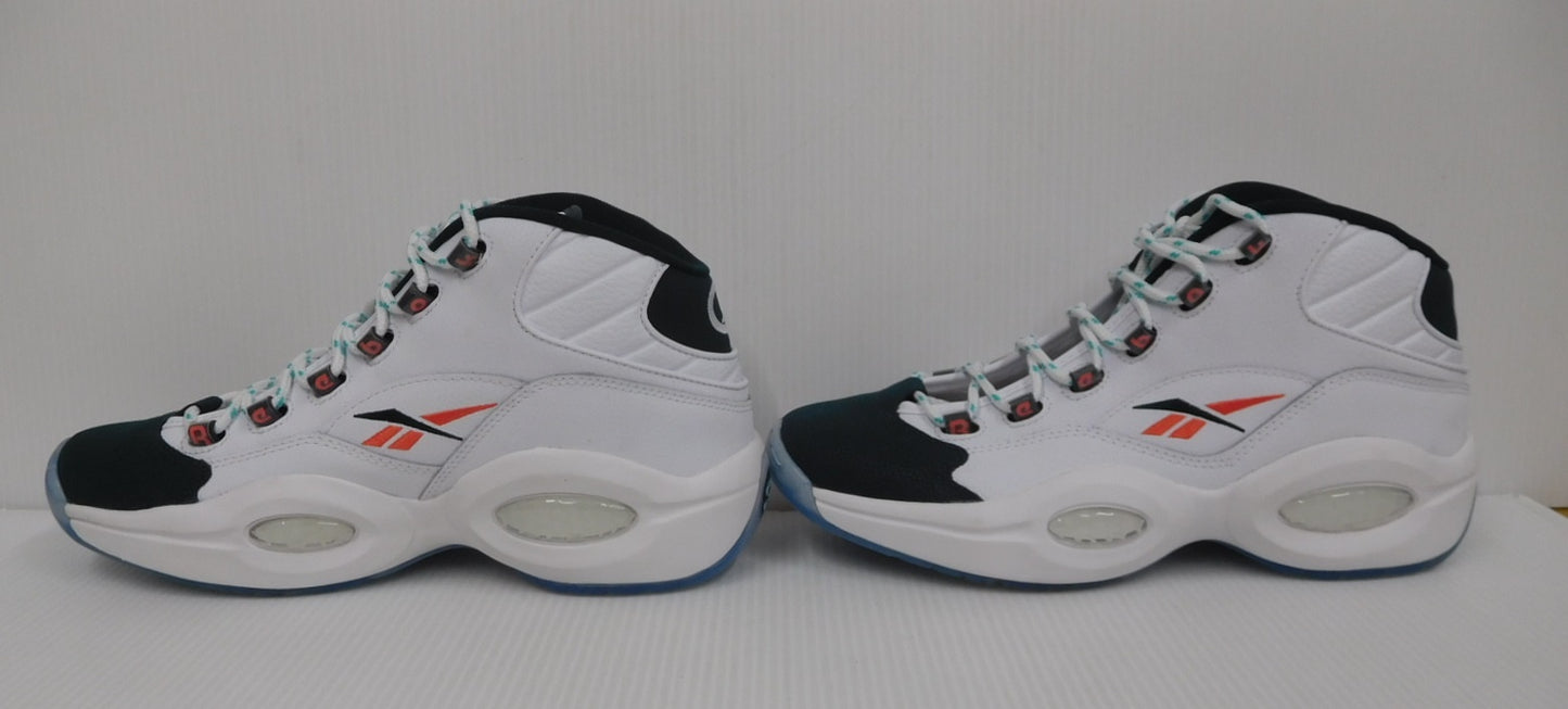 Reebok リーボック QUESTION MID クエスチョンミッド GW8857 ホワイト グリーン size:28cm囗T巛