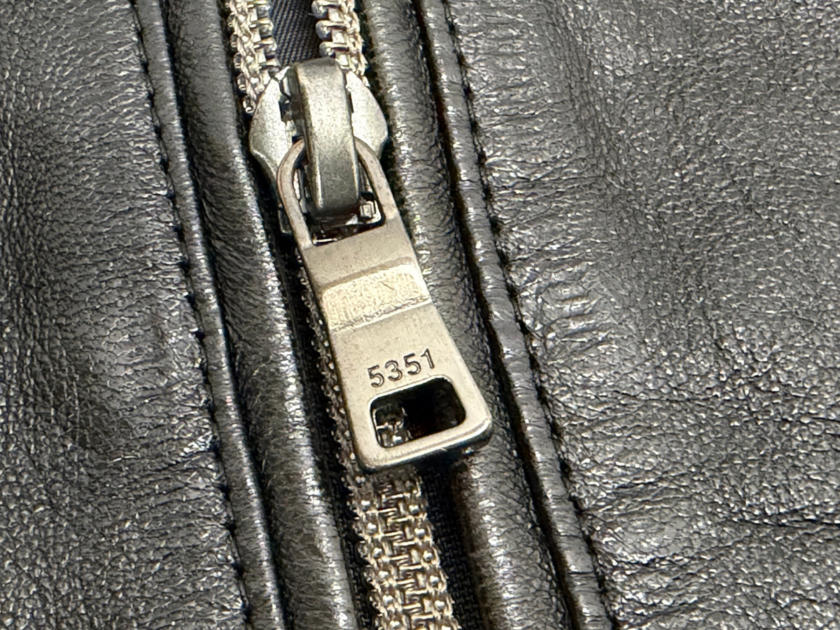 5351 POUR LES HOMMES レザー ジャケット ブルゾン 羊革 サイズ50
