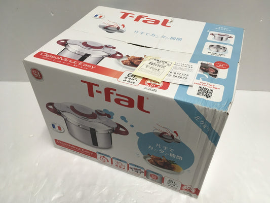※送料無料※ t-fal 圧力鍋 クリプソ ミニット イージー ルビーレッド P4620769 6L IH 未開封 囗G