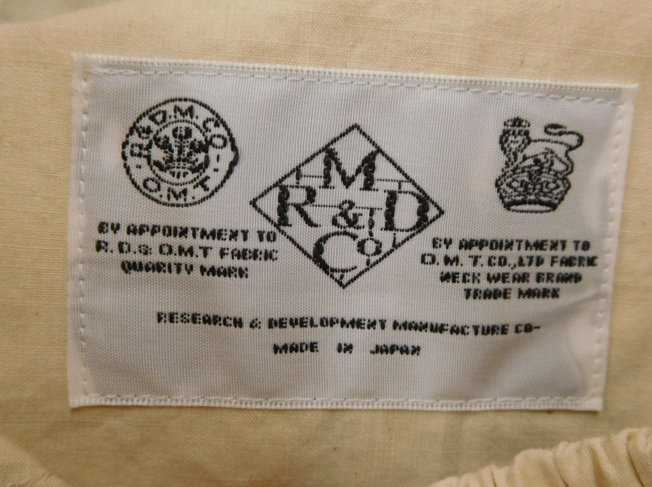 R&D.M.Co OLDMANS TAILOR オールドマンズテイラー GREAT GREEN THUMB GUM PANTS コットン100％ サイズ表記なし囗T巛