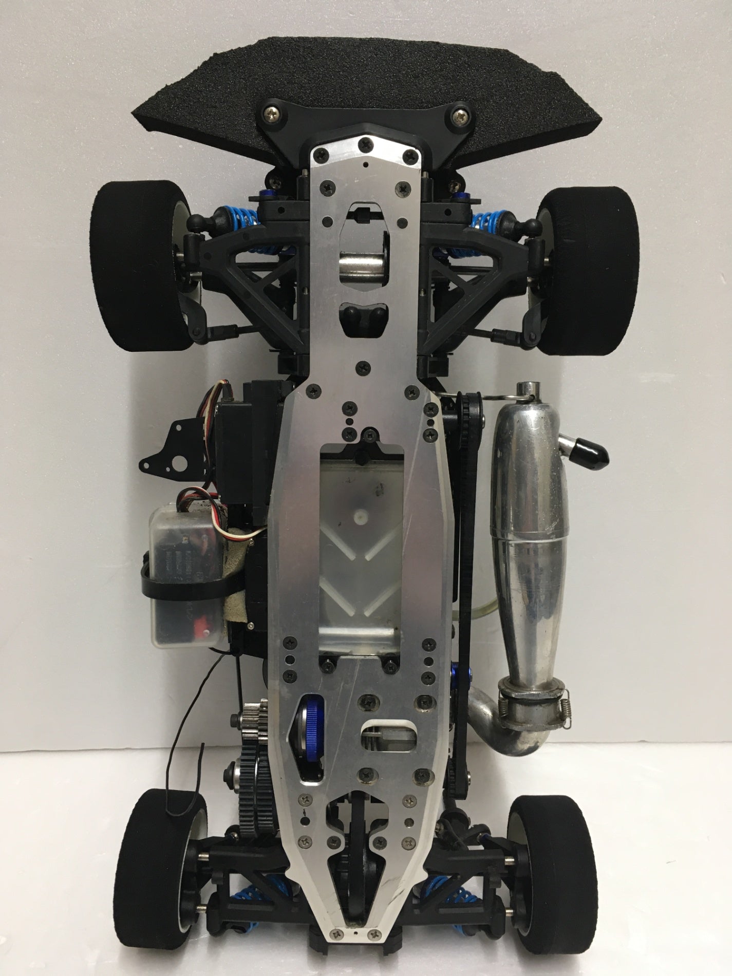 ※送料無料※ 京商 V-One RRR 4WD エンジン ラジコンカー 未チェック ジャンク品 囗G