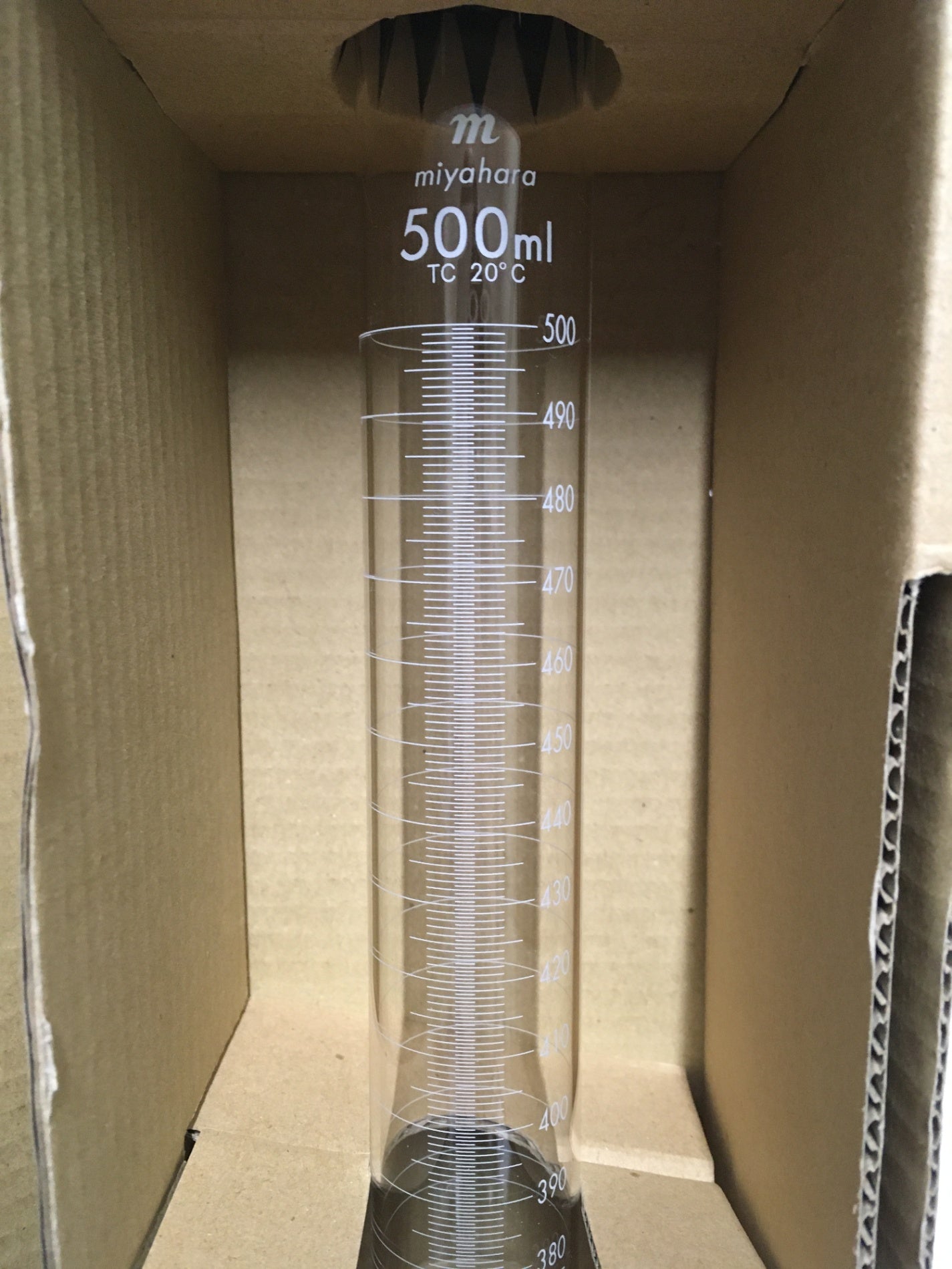 ※送料無料※ 宮原計量器 チャップマン フラスコ 500ml 長期保管 未使用相当 囗G