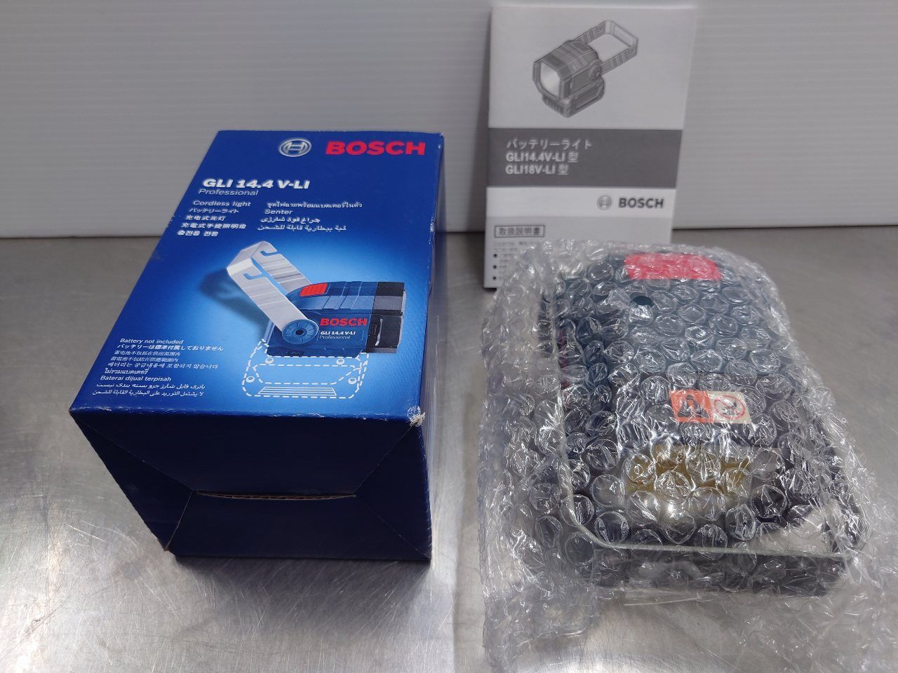 BOSCH　ボッシュ　14.4Vバッテリーインパクトドライバ　バッテリーライトセット　GDR1440-LIJ2　囗T巛