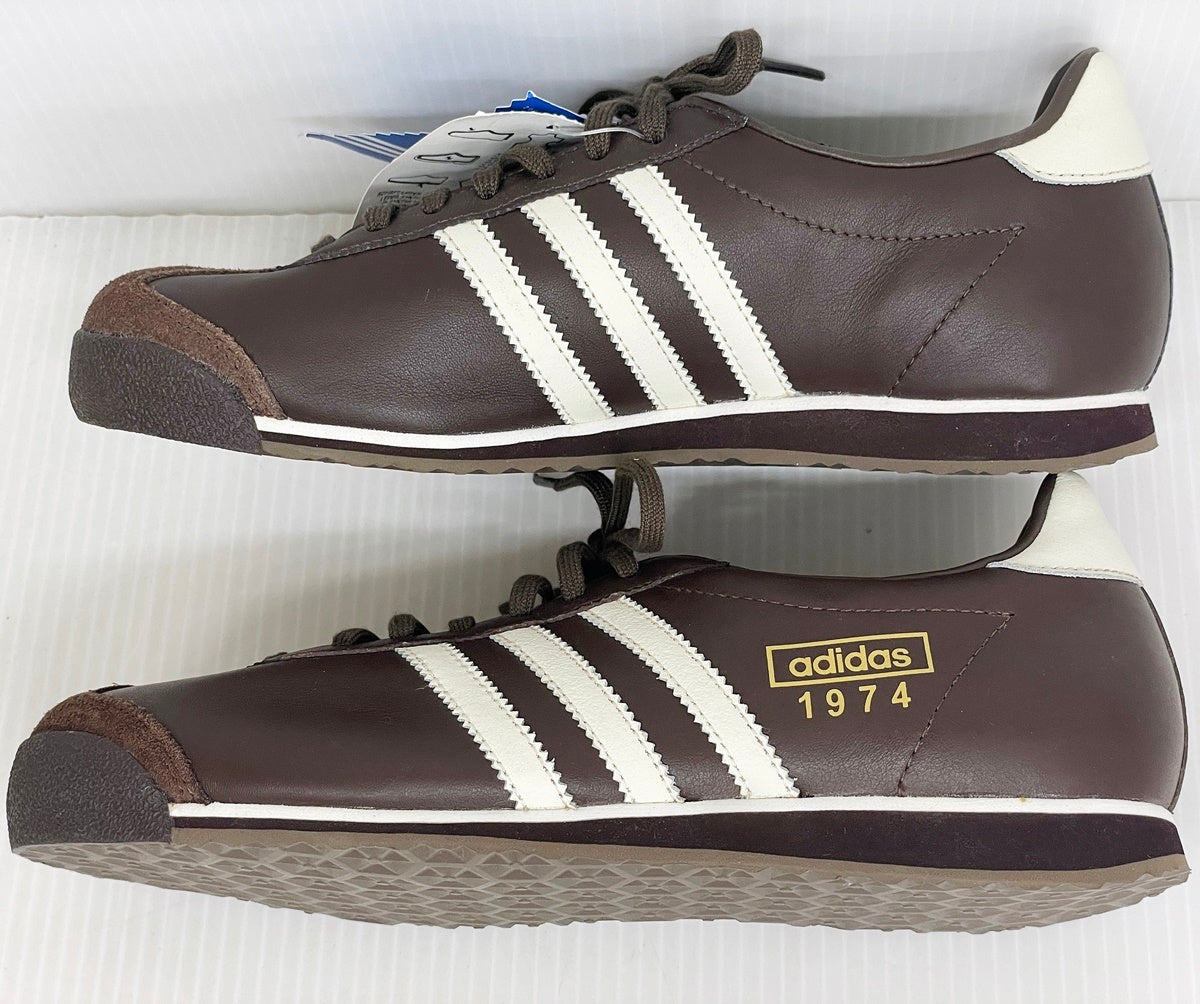 adidas アディダス 1974復刻 ローカットスニーカー レディース サイズ24.5 ブラウン 011203