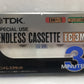 ※送料無料※ TDK エンドレスカセットテープ 3分 EC-3M ノーマルポジション TYPEⅠ 6本セット 未開封 囗G