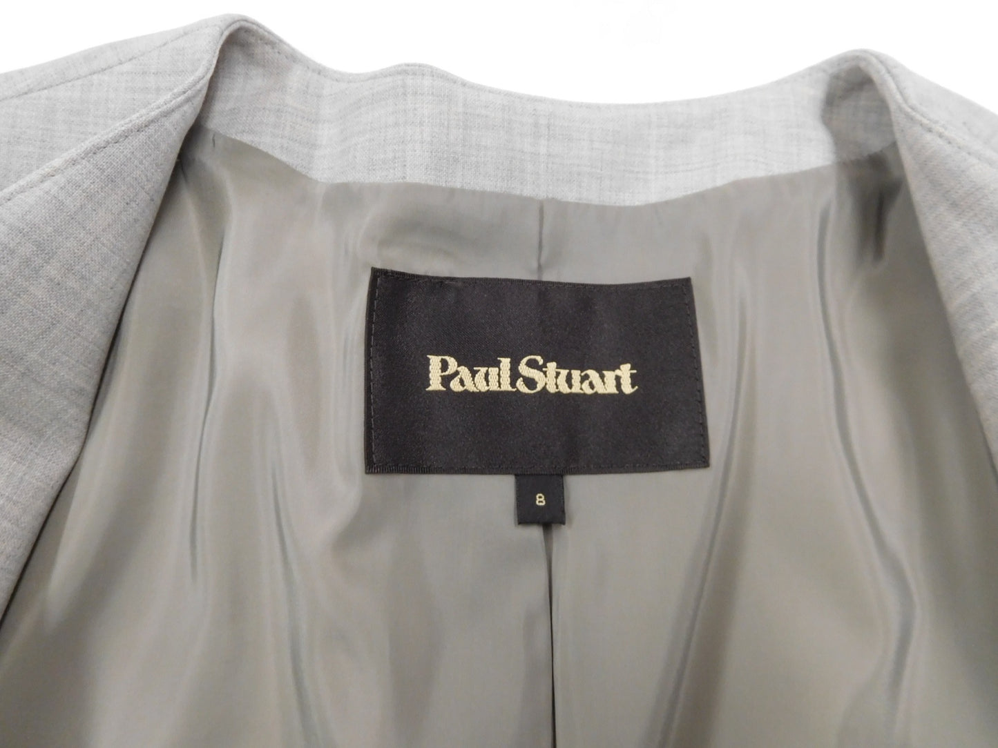 Paul Stuart ポールスチュアート 三陽商会 ジャケット  K1E44-110-04 グレー size:8囗T巛