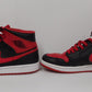 NIKE AIR JORDAN 1 MID BRED TOE DQ8426-060 エアジョーダン1 ミッド ブレッドトゥ 黒赤 スニーカー size:28cm 中古囗T巛