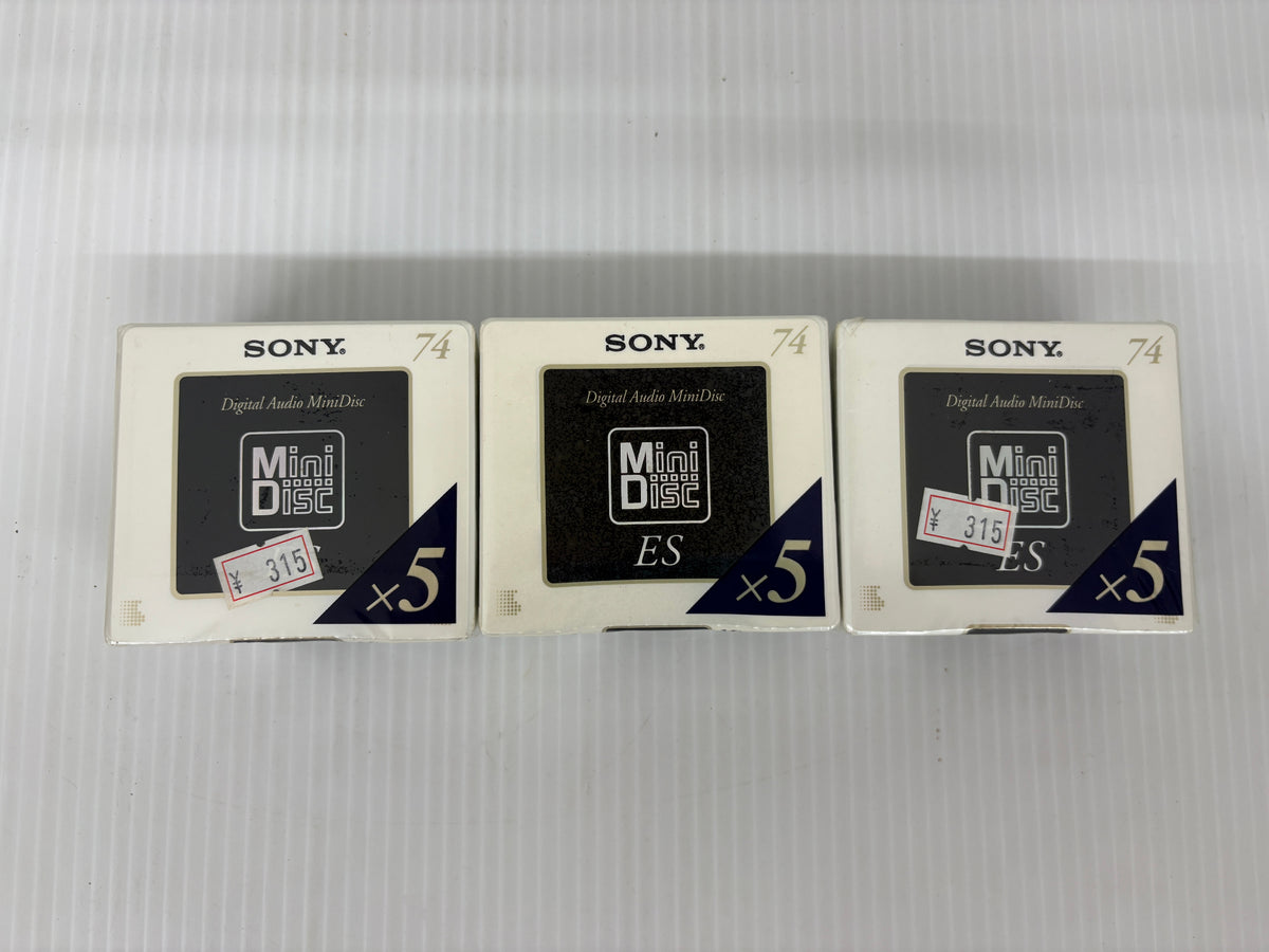 未開封 SONY 録音用MD 74分 15枚セット 5MDW-74C ミニディスク