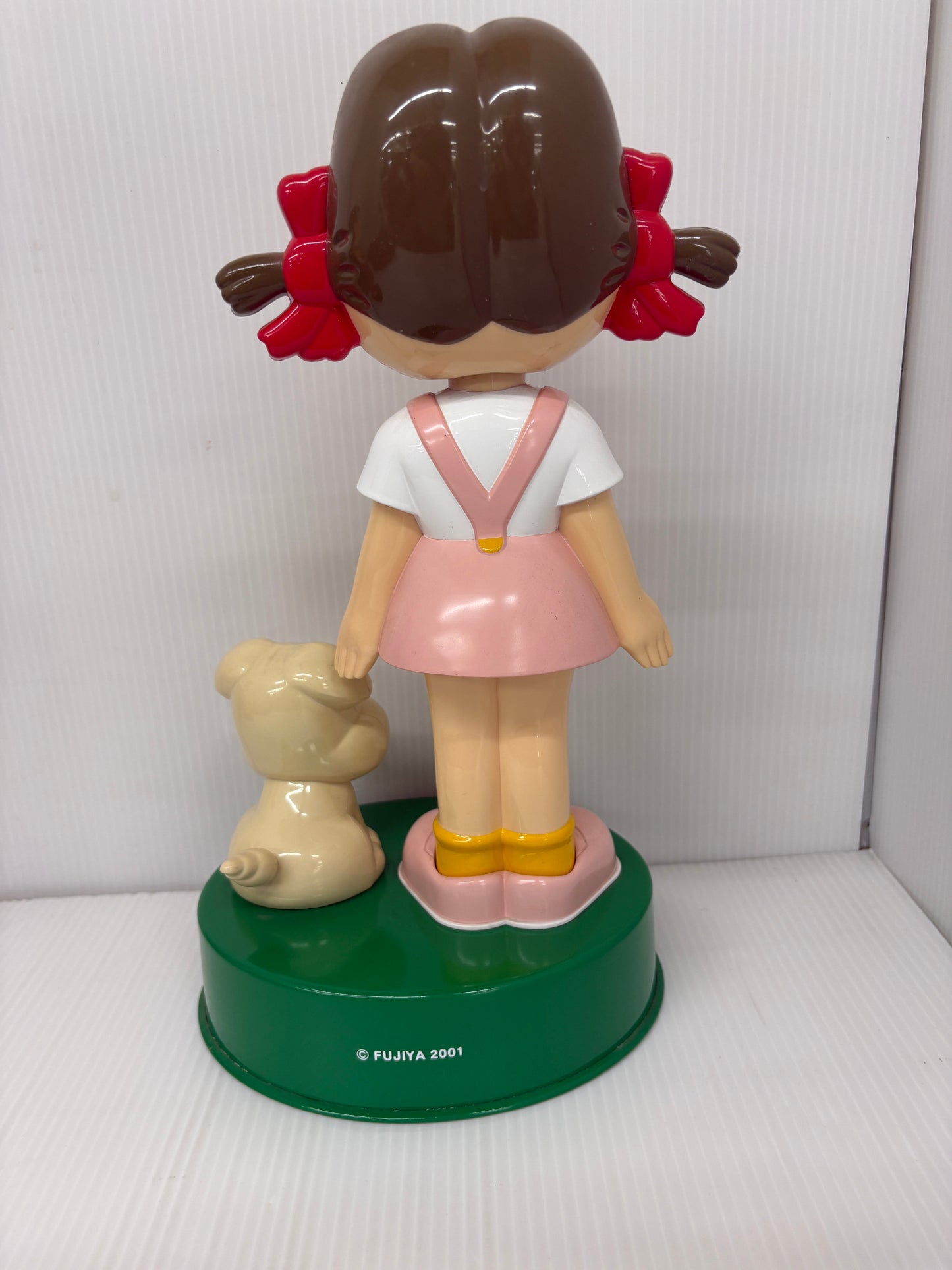 不二家 ペコちゃん 首振り人形 2体セット 首ふり ペコ&ドッグ Special Edition 2001 犬付き ボブルヘッド レトロ 当時物