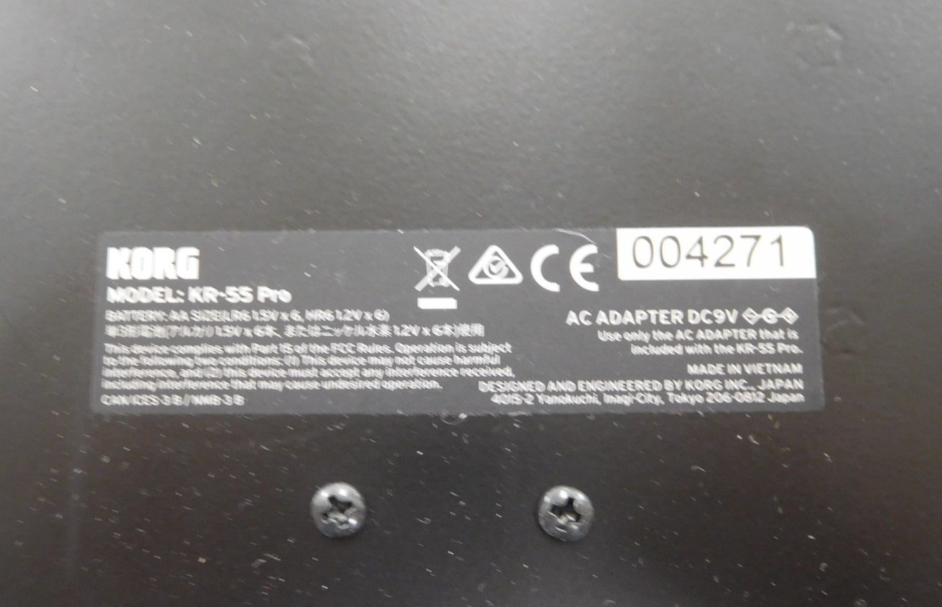 KORG コルグ ミキサー・レコーダー機能搭載 リズムマシン KR-55 Pro ※通電チェックのみ囗T巛