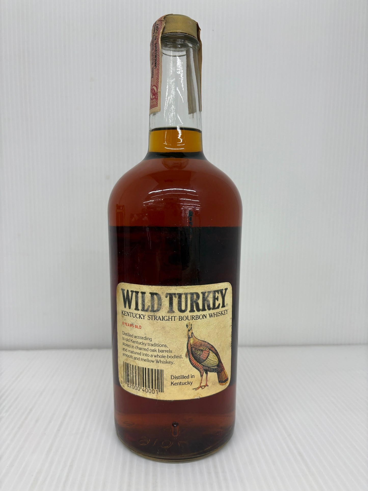 未開栓 WILD TURKEY 8年 1000ml 101PROOF 50.5% Austin Nichols ワイルドターキー バーボン オールドボトル 古酒 1L