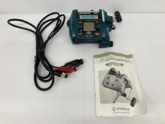 ミヤマエ ミヤエポック HIGH POWER HIGH SPEED 電動リール COMMAND X・4 DC12V 中古品