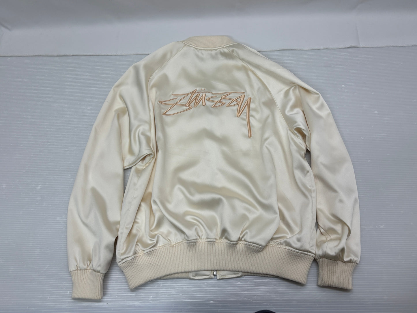 ステューシー スカジャン ヤシの木 刺繍 STUSSY サイズS