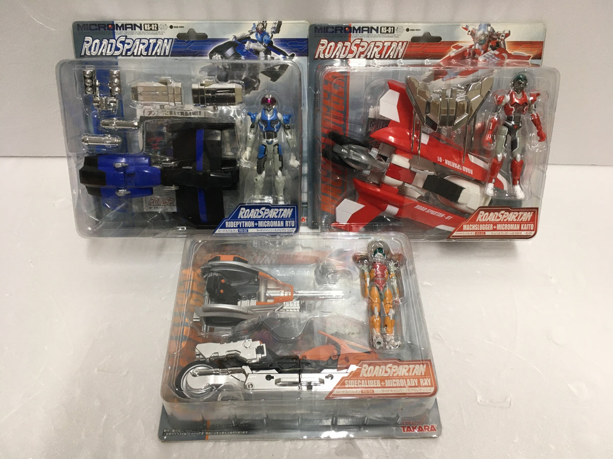 ※送料無料※ ミクロマン2005 ロードスパルタン 3種類 セット 長期保管 未使用 囗G