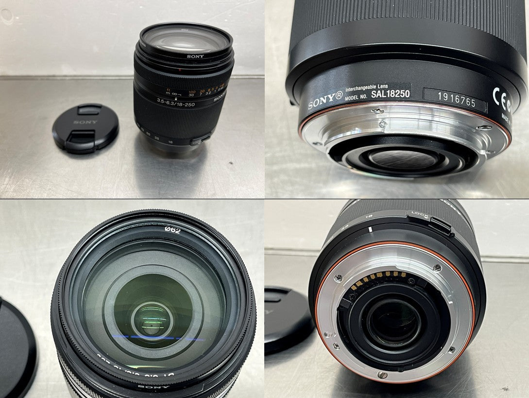 SONY α65 デジタル一眼レフカメラ DT 18-250mm F3.5-6.3 ズームレンズ＋SIGMA 10-20mm F3.5 DC HSM 超広角ズームレンズ付