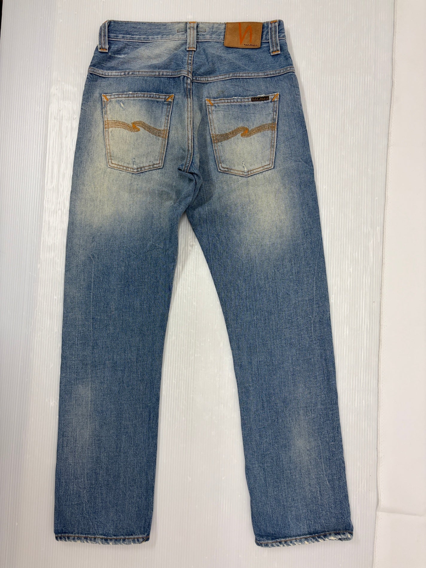 ヌーディージーンズ USED加工 デニムパンツ チェーンステッチ W30 L30 NJ2224 EVEN STEVEN イーブン スティーブン Nudie Jeans