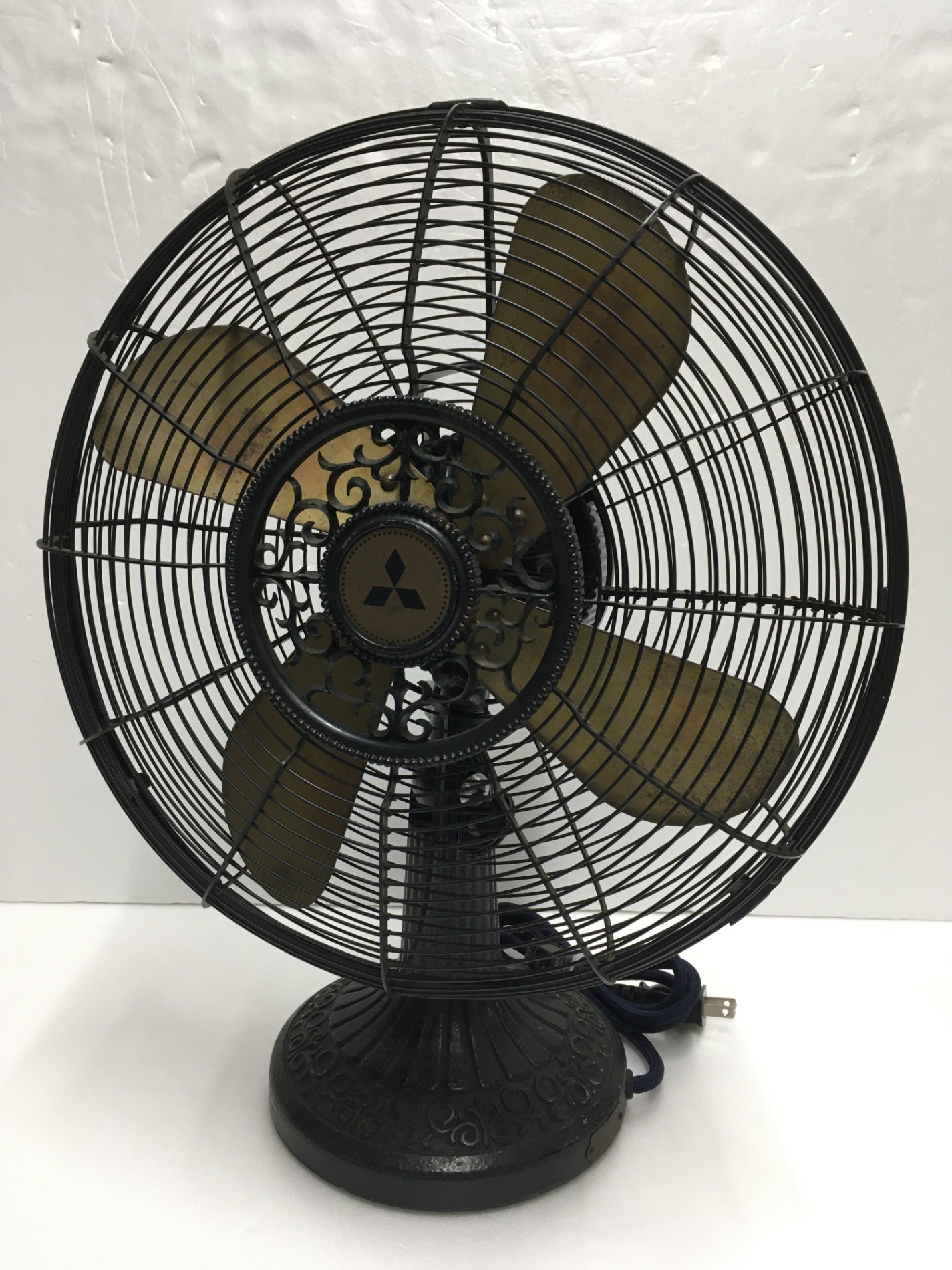 ※送料無料※ 三菱電機 30cm 卓上扇風機 Z30-EB 1974年発売 昭和レトロ 長期保管品 ジャンク 囗G