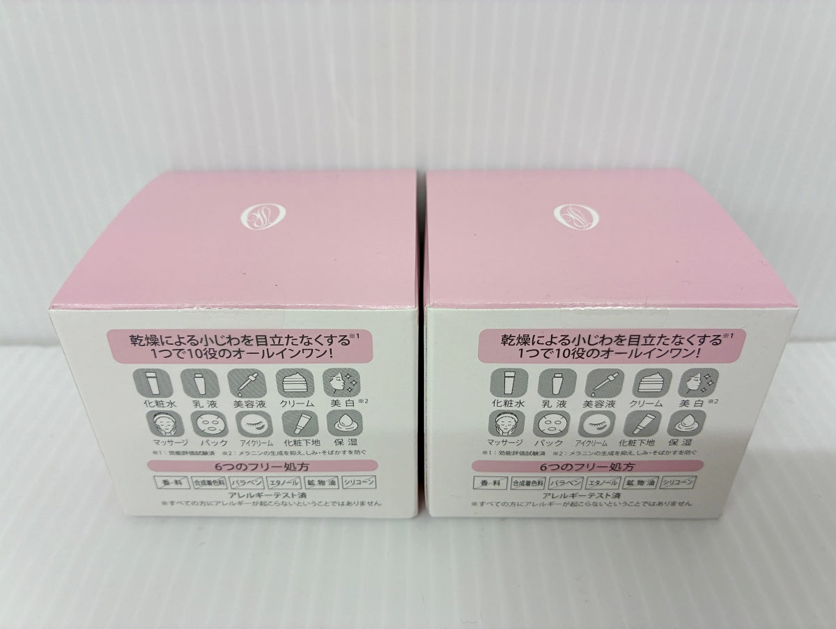 RANRICH 美白オールインワン 宝石ジェル 50g×2 卵白ホイップ石鹸 1