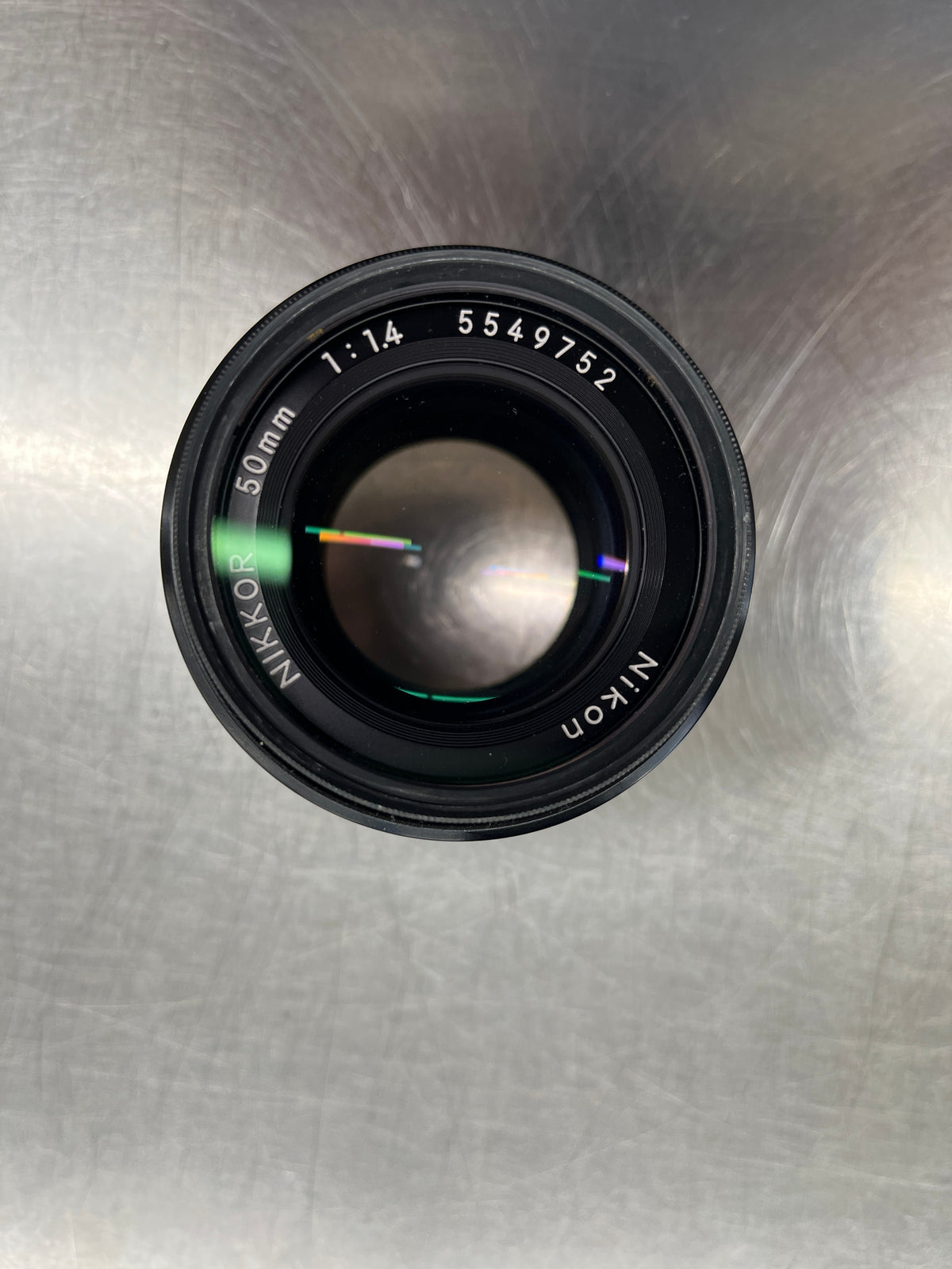 ジャンク Nikon ニコン フィルムカメラ MF-12 NIKKOR ニッコール 50mm レンズ