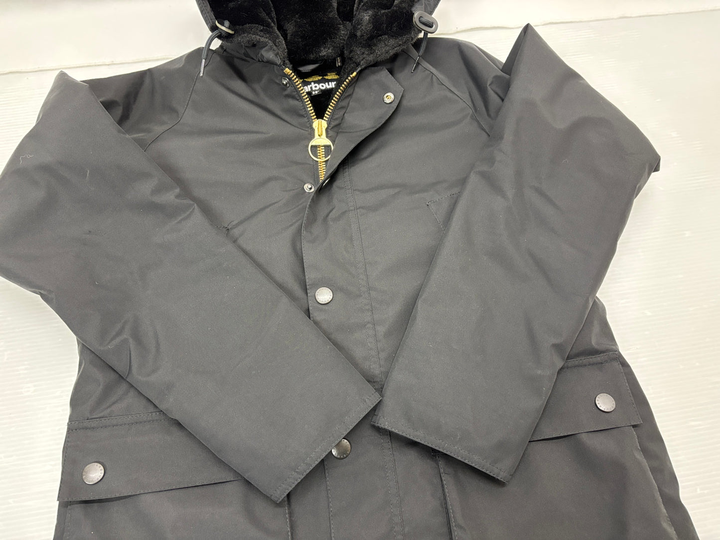 バブアー 1902246 フーデットジャケット Barbour HOODED BEDALE SL サイズ38