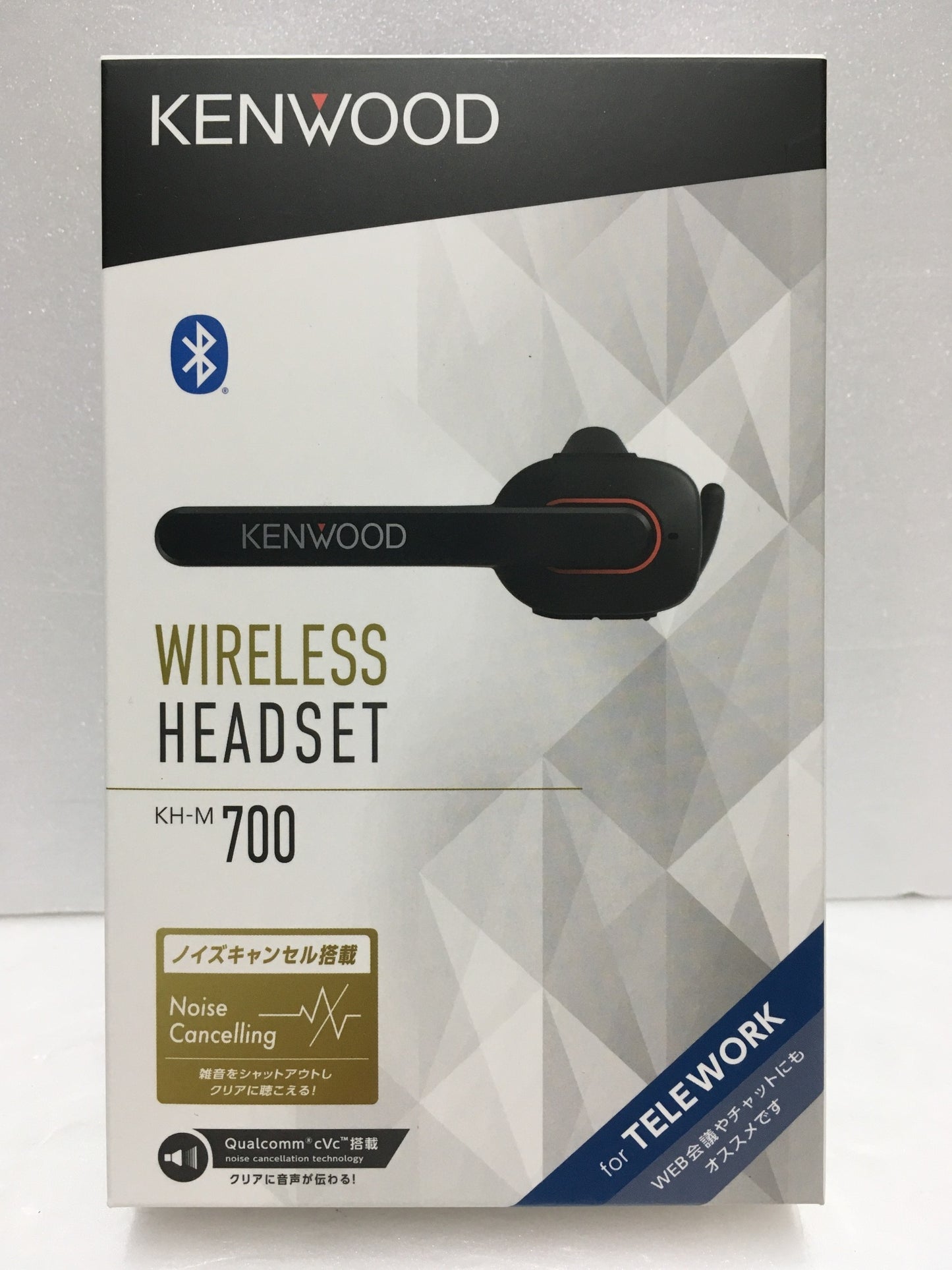 ※送料無料※ KENWOOD ワイヤレスヘッドセット KH-M700-B ブラック 未開封 囗G