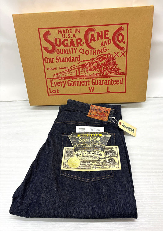 シュガーケーン SC41955N デニムパンツ W34 USA製 SUGAR CANE  長期保管品 ※カビ臭あり
