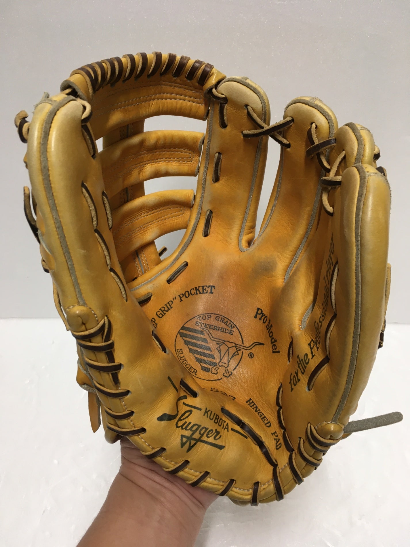 ※送料無料※ 久保田スラッガー 硬式グローブ 外野手用 右投げ用 KSG-527 中古 囗G