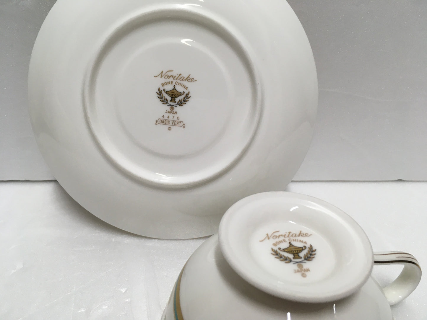 ※送料無料※ Noritake ノリタケ OASIS VERT オアシスヴェール カップ＆ソーサー 5客セット 長期保管 未使用品 囗G