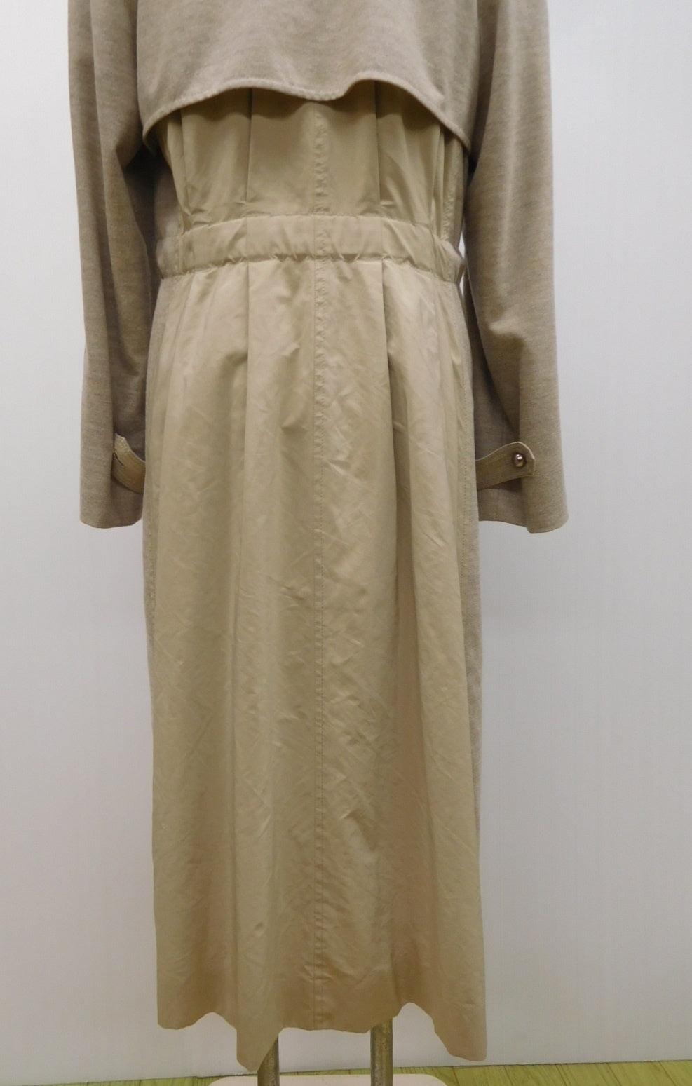 YUKI TORII トレンチコート ベージュ 22790401 ウール 日本製 size:38 中古 シミあり囗T巛
