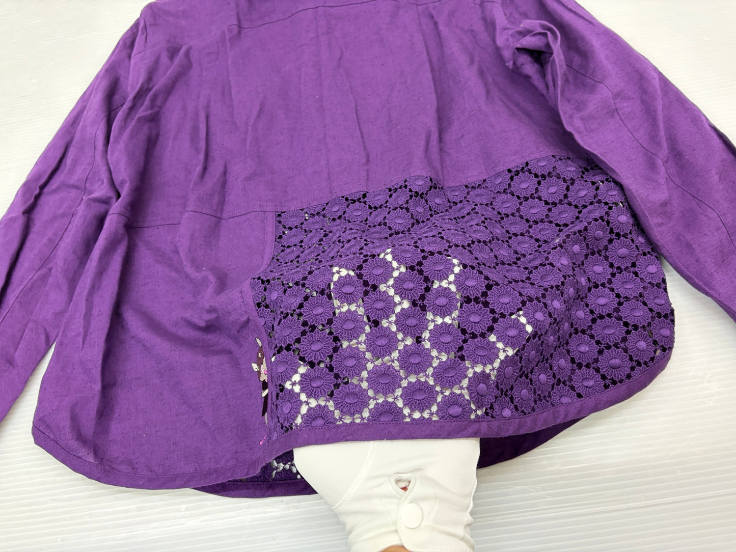 アルベロベロ 長袖 シャツ ぶたさん 刺繍 ALBEROBELLO
