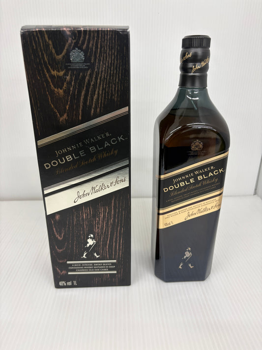 〖未開栓〗ジョニーウォーカー ダブルブラック 1L 40% 箱付 JOHNNIE WALKER DOUBLE BLACK