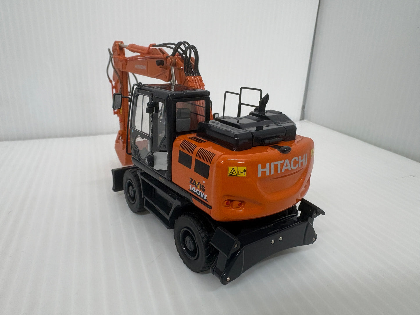 HITACHI ZX140W-6 ZAXIS140W 1/50 日立建機 ホイール式油圧ショベル ダイキャストモデル 箱付 建機ミニカー