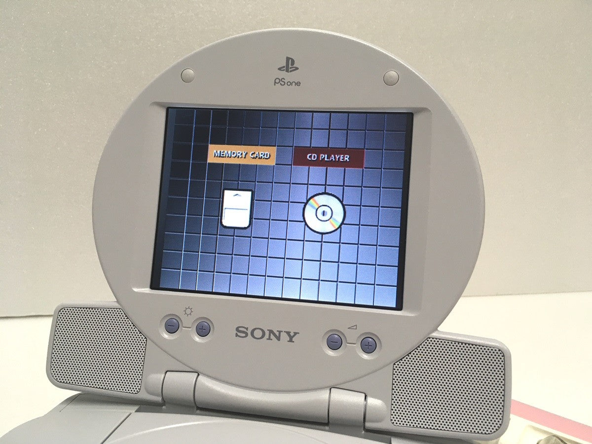 ※送料無料※ SONY PSone 本体 SCPH-100 LCDモニター SCPH-130 セット 中古品 囗G