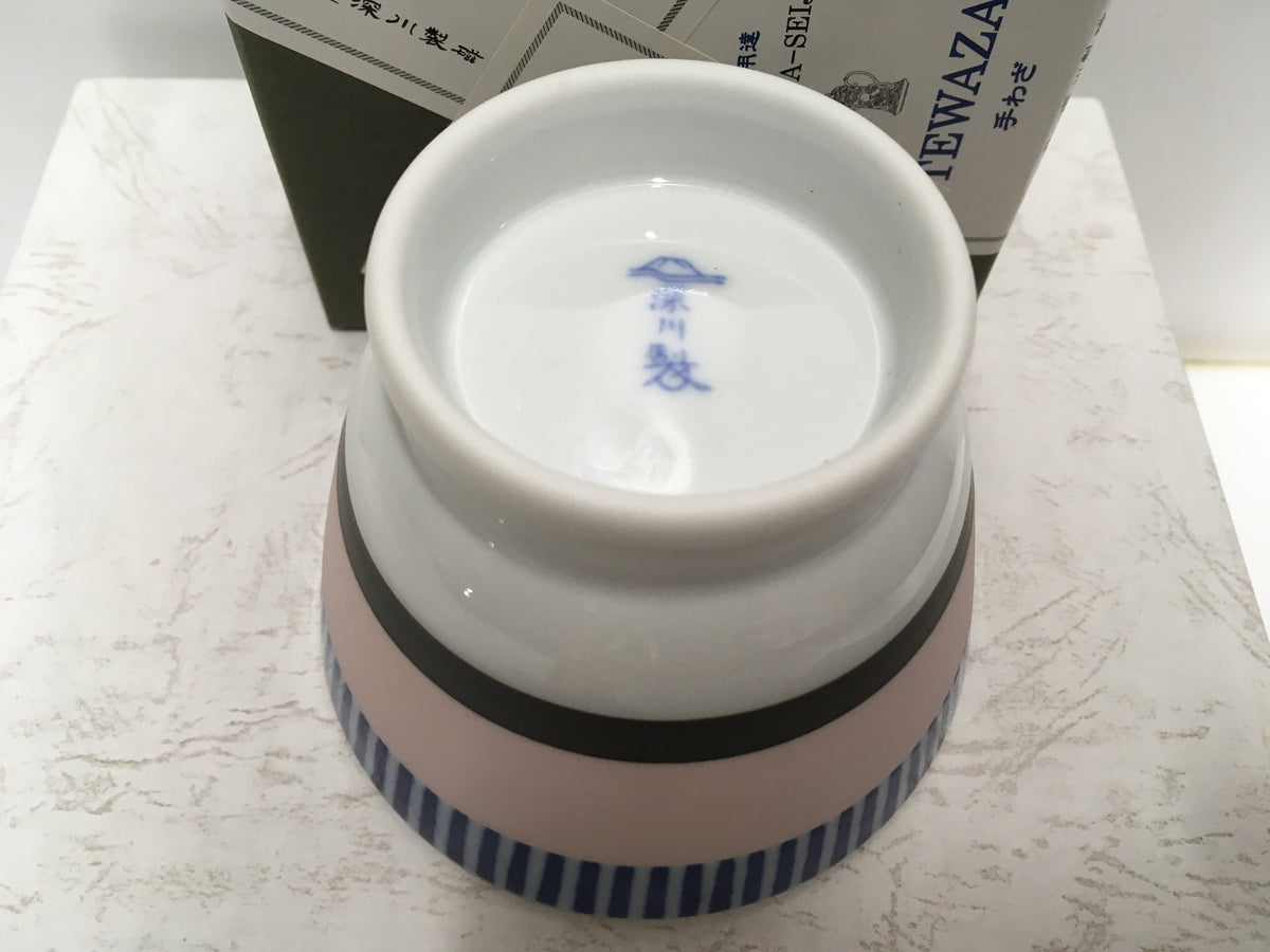 ※送料無料※ 深川製磁 TEWAZA ボーダー A・Wピッコロ フリーカップ 3400-351 長期保管 未使用 囗G