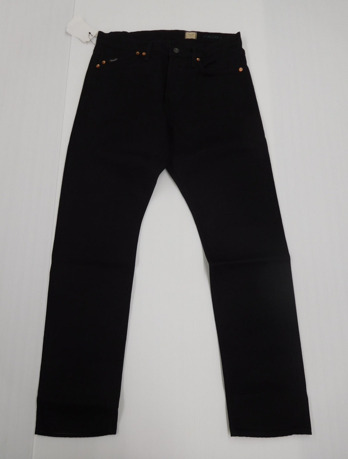 タグ付！YANUK ヤヌーク 藤原裕 VINCENT Ⅱ デニムパンツ 57221501 ブラック SZB size:32囗T巛