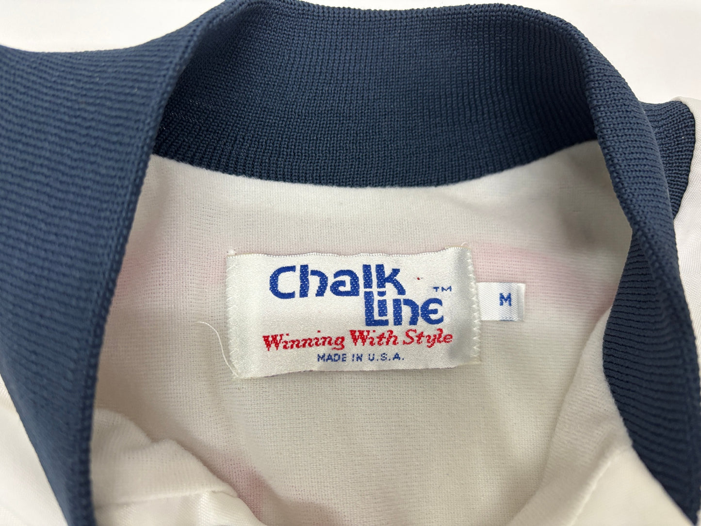 チョークライン スタジャン MLB ニューヨーク ヤンキース ナイロンジャケット サイズM USA製 Chalk Line