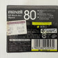【未開封】maxell OZ-Black disc 80 MD 10枚パック ミニディスク 録音用 OZMD80B.10P マクセル