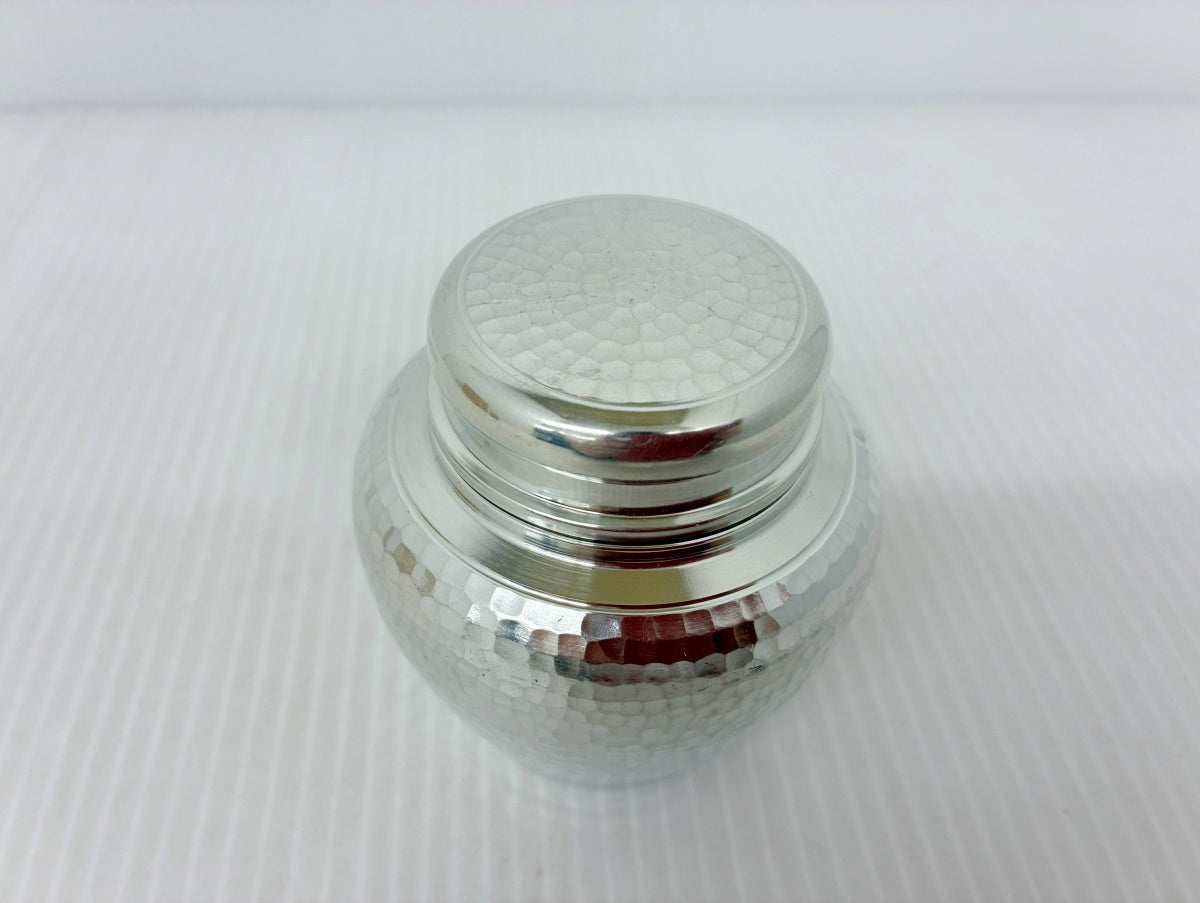 錫半 錫製茶壷 木箱入り