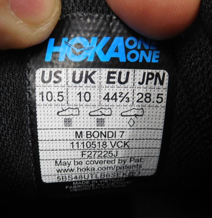 HOKA ONE ONE ホカオネオネ M BONDI 7 ボンダイ7 1110518 size:28.5cm囗T巛