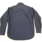 SASAFRAS ササフラス 長袖コットンシャツ ネイビー 日本製 size:M囗T巛