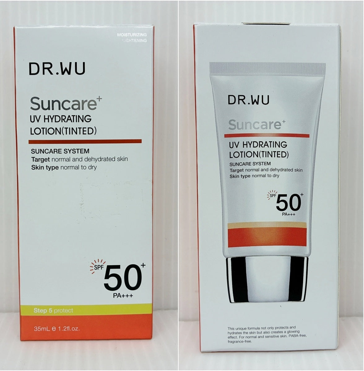 SUNCARE DR.WU サンスクリーン＋モイスト (日焼け止め乳液) 35ml×3